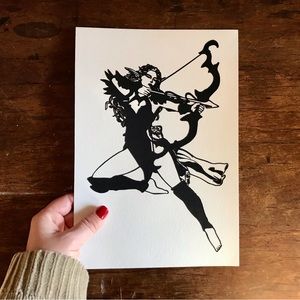 World of Warcraft Paper Silhouette Art